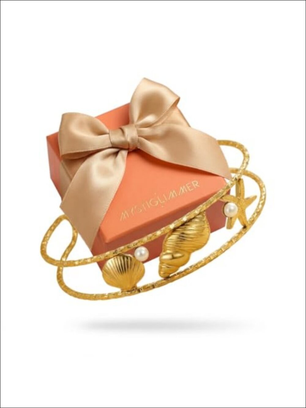 Starfish Open Cuff Bracelet 18K Gold Plated Stainless Steel Adjustable